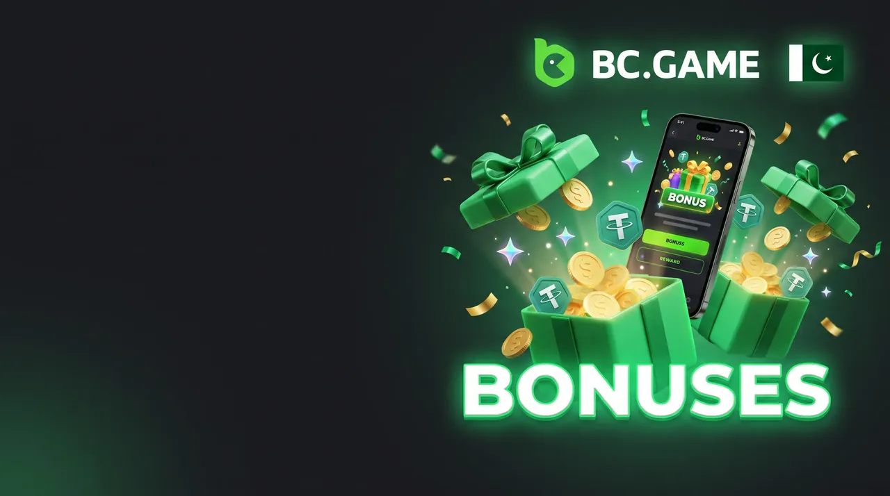 BC Game Pakistan bonuses welcome bonus promo