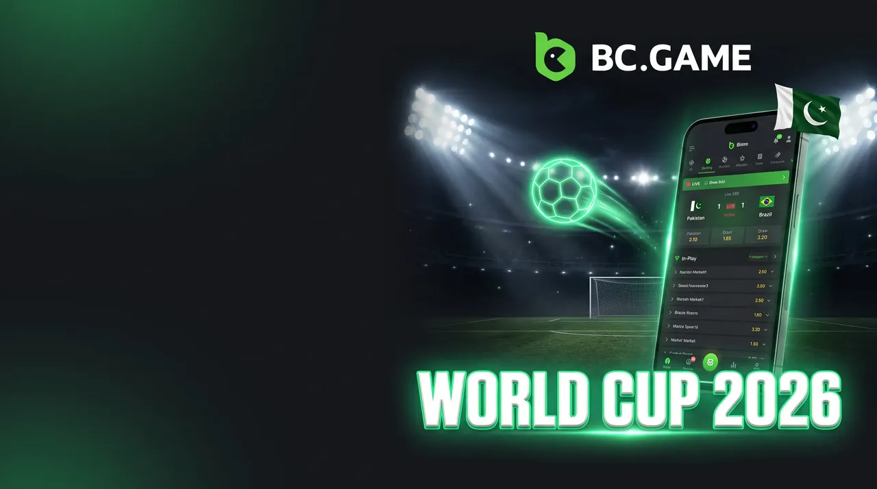 BC Game Pakistan World Cup 2026 live betting